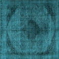thumbnail image 1 of Ahgly Company Indoor Square Persian Light Blue Traditional Area Rugs, 3' Square, 1 of 4