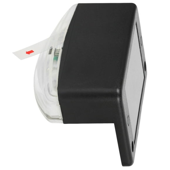 CTIRCHIU Garden Wall Lamps Solar Stair Lamp Black PVC 1PC 8.4X5.6X5.2CM