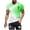 Green, variant on WAGUTH Men's Golf T-Shirts Polka Dot Gradient Print Tops Short Sleeve Crew Neck Casual Shirts for Sports