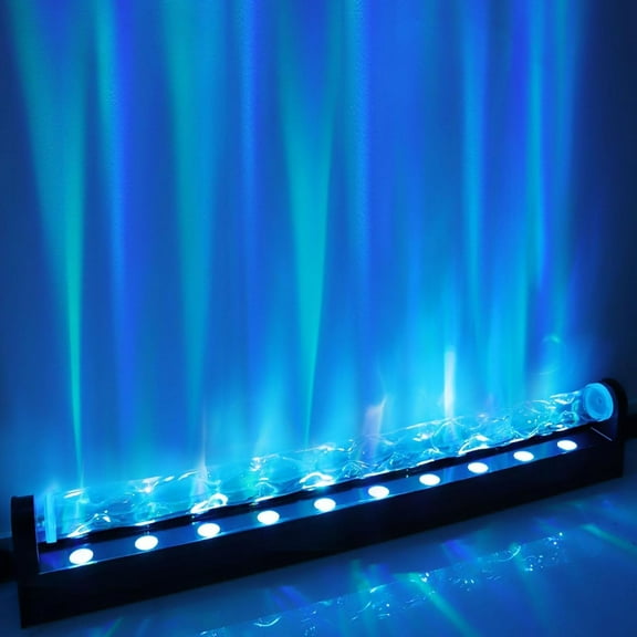 LED Ocean Wave Lights, Water Wave Projection Wall Light, Cool Ambient Lighting for Bedroom Gaming Room Decor, Romatic Color Changing Show Projector Lamp for Home Bar, L-01B