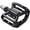 Black, variant on Shimano PD-GR500 Aluminum Multi-Purpose Flat Pedal Set with Pins // Black / 535g