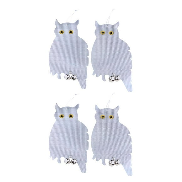 S SERENABLE 4x Bird Repellent Frighten Birds Owls Holographic Reflective Squirrels Deterrent