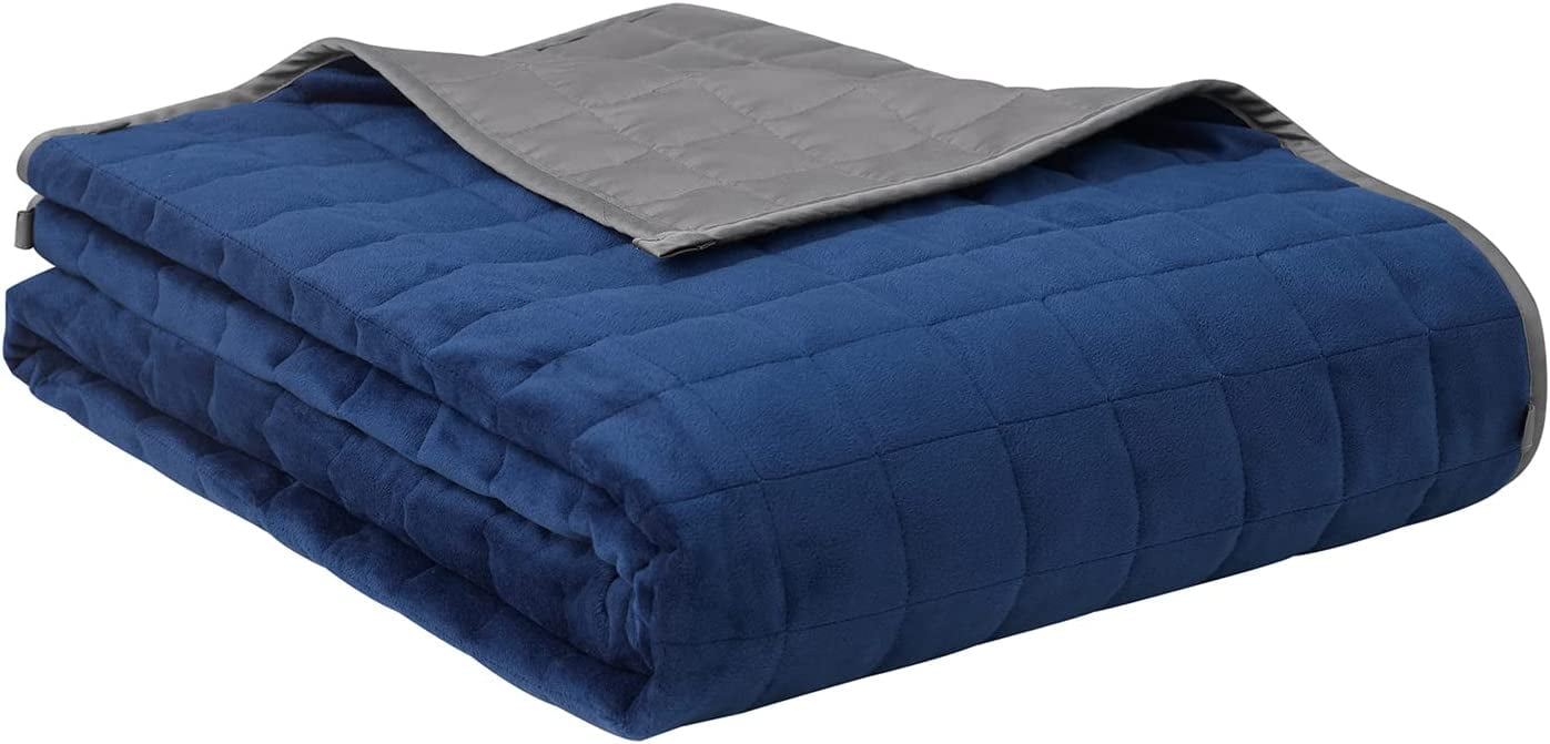 YnM Cooling Bamboo & Cozy Velvet Weighted Blankets (DualSided