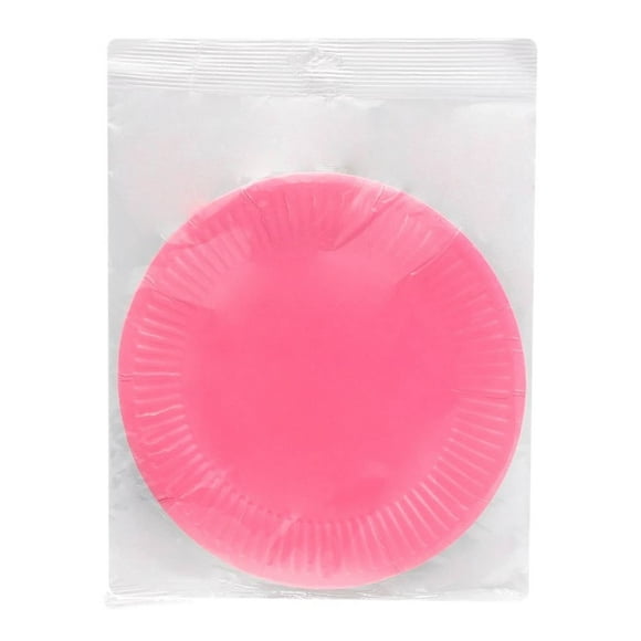 Plato Dipak Redondo Rosa 8 Piezas