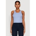 thumbnail image 2 of Womens Basic Cropped Racerback Tank Top, 2 of 5
