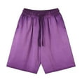 thumbnail image 2 of Antinious Men Solid Washed Gradient Breathable Elastic Waist Pocket Fitness Half Shorts Pants, 2 of 3