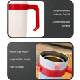thumbnail image 3 of Taza de vacío doble con pajita aislada de 1250 ml con tapa y para mujeres y hombres, color blanco, 3 of 7