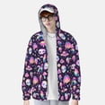 thumbnail image 2 of Balery Skull mushroom space Sudadera ligera de manga larga con capucha y protección solar UPF 50+ para hombre y mujer, ideal para pesca y running-X-Large, 2 of 7
