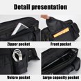 thumbnail image 6 of Clearance! Boovnll Crossbody Bag, Large Capacity Fashion Zipper Crossbody Bag Men Women Chest Pack, Purse, Sling Bag, Easy to Clean Dirt-Proof Water Proof for Hiking, Camping, Outdoor, Trip, Sling Bag, 6 of 6