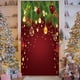 thumbnail image 5 of Tapiz Colgante de Tela para Puerta Navideña | Decoración Navideña para Puerta Principal | Diseño de Feliz Navidad y Año Nuevo | Decoración Duradera y Plegable para Fiestas de Invierno, Ideal para Eve, 5 of 6