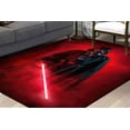 thumbnail image 2 of Starwars Rug, Red Rugs, Trendy Rug, Modern Rugs, Step Rug, Salon Decor Rug, Colorful Rug, Personalized Rug, Customs Rug, Hallway Rug, 1.7'x2.3' - 50x70 cm, 2 of 4