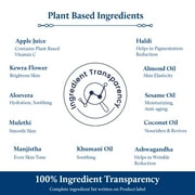 Blue Nectar Natural Vitamin C Face Cream for Men with Green Apple and Almond Oil (13 Herbs, 1.7 fl oz)
