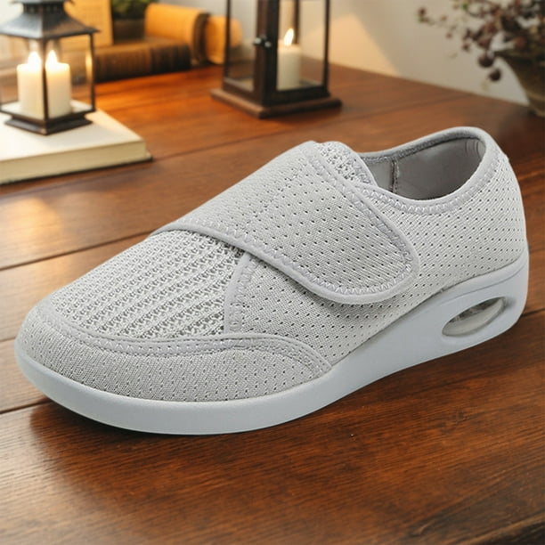 Zapatos para diabéticos Zapatillas de deporte transpirables para interiores y exteriores Zapatos ortopédicos para mujeres y hombres