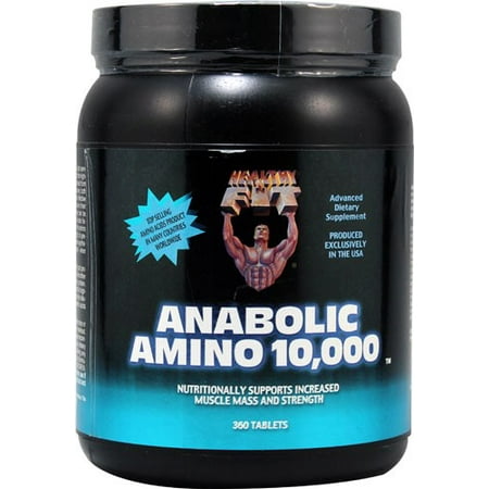 Healthy N Fit Anabolic Amino 10,000 Tablets, 360 (Best Anabolic Steroid For Muscle Gain)