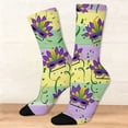 thumbnail image 2 of Compression Socks For Women Cute Animal Patterned Knitted Mid-Calf Socks Soft Comfortable One Size Size Stockings For Women, 2 of 8