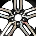 thumbnail image 3 of 19" 19x8 5 Brand New Single spoke Alloy Wheel for HONDA ACCORD 2016 2017 Machined Black OEM Quality Replacement Rim, 3 of 5