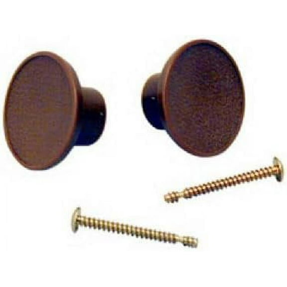 Johnson Hardware Folding Door Knob - Brown, 1-3/4" - Doorknob for Fold Doors