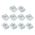 thumbnail image 1 of T Tuercas, 30uds - Níquel Chapado Carbono Acero T Ranurados Pernos, 4545 Serie M5 Martillo Cabeza Sujetador, Deslizante T Tuercas para Aluminio Extrusión Perfil (Plateado), 1 of 6
