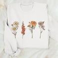 Sweatshirt for Women Ladies Fall Winter Casual Loose Fun Letter Floral