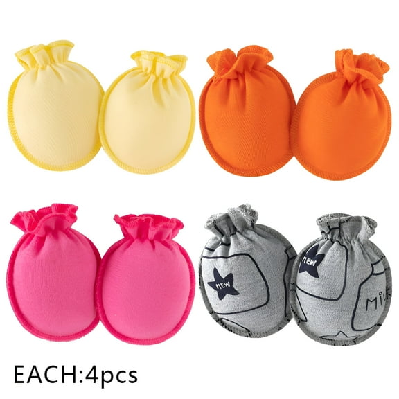 TELOLY 16Pcs Baby Mittens,Gentle Care Baby Mittens Newborn,Comfortable Fit Newborn Mittens No Scratch,Style1