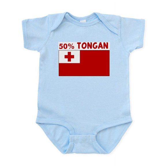 CafePress - 50 PERCENT TONGAN Infant Bodysuit - Baby Light Bodysuit, Size Newborn - 24 Months