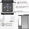 thumbnail image 5 of SIFENE 3 in 1 Single Serve Coffee Maker: Coffee Machine Compatible with K Cup Capsules & Grounds, Instant Coffee Pot, Tea Maker Brewer with Digital Dispaly, 120V 1150W, Black, 5 of 8