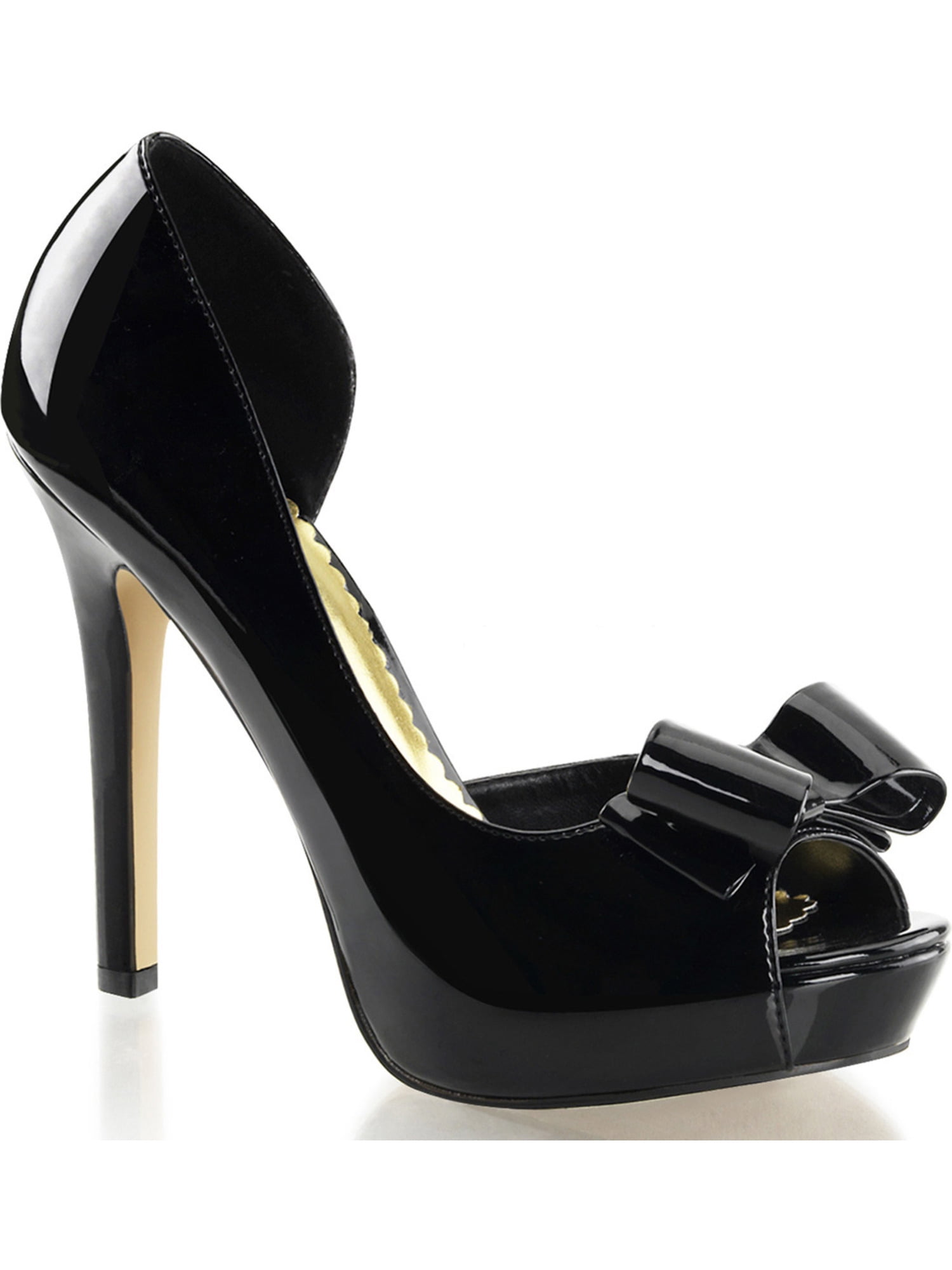 1 inch black pumps