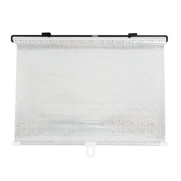 Reflective Retractable Window Sun Shade Sunshield Roller Screen 125cm x