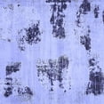 thumbnail image 1 of Ahgly Company Machine Washable Indoor Square Abstract Blue Modern Area Rugs, 4' Square, 1 of 4