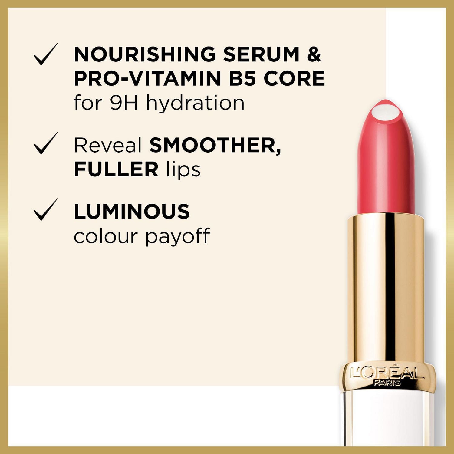L'Oréal Paris Age Perfect Rouge À Lèvres Centre Hydratant, Pro-Vitamine B5, Sans Migration De Couleur, Brilliant Brown 100