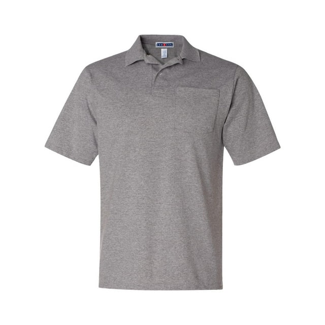 Jerzees SpotShield Polo T-Shirt with Pocket for Men