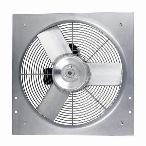 Dayton Exhaust Fan,16In Bl,Alum, 115/230V 10D964