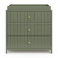 thumbnail image 4 of Graco Teddi 3 Drawer Dresser with Infant Changing Topper, Olive, 4 of 14