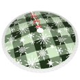 thumbnail image 3 of Faldas para árbol de Navidad a cuadros de 30 pulgadas, tapete para árbol de Navidad para fiestas de invierno, falda para árbol de Navidad para decoraciones navideñas rústicas, 3 of 8