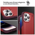 thumbnail image 3 of Funda TEKKU Tough cover para iPhone 15 PRO Roja, 3 of 7