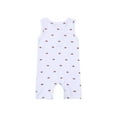 thumbnail image 3 of Binpure Baby Sleeveless Sun Print Round Neck Button Romper with Pocket, 3 of 8