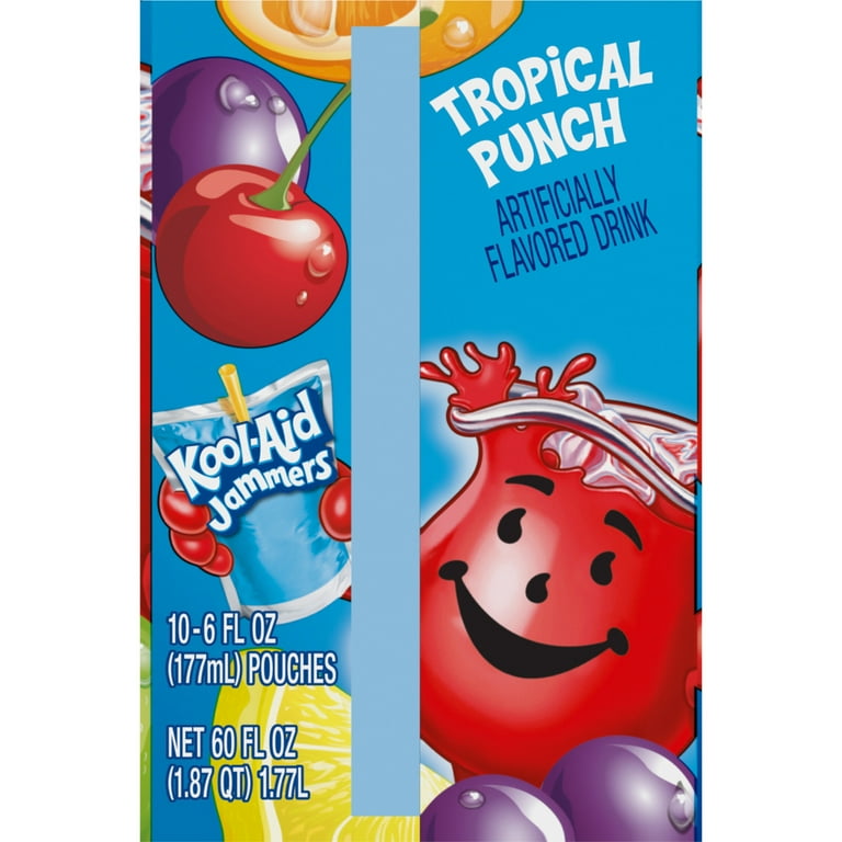 Kool-Aid Jammers Variety Pack - Tropical Punch, Grape, Cherry