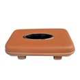 thumbnail image 1 of Soporte para pañuelos de coche, contenedor de cuero decorativo, visera, caja colgante para vehículo y automóvil, 1 of 8