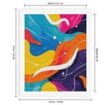 thumbnail image 2 of Paint By Numbers Kit for Adults Beginner - DIY Colorful Abstract Cosmic Waves Canvas Painting Kits for Adults, Frameless Paint By Number for Adults for Home Wall Decor 16x20 Inch, 2 of 7