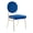 Blue, variant on Maklaine Contemporary Performance Velvet Dining Side Chair in Gold Navy