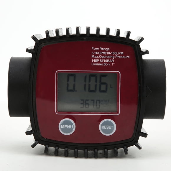 Débitmètre Liquide, K25 1 Po Filetage Femelle Affichage Numérique Débitmètre Capteur de Débit d'Eau Design Épuré