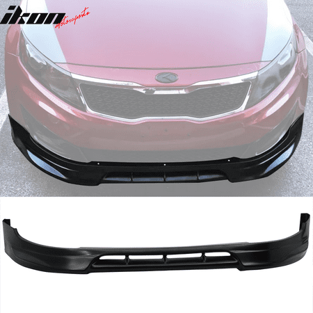 - Fits 11-13 Kia Optima Base ONLY IKON Style Front Bumper Lip Splitter - PU