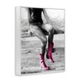 thumbnail image 4 of Stupell Industries Glam Cowgirl in Boots Novelty Painting White Framed Art Print Wall Art, 16 x 20, 4 of 10