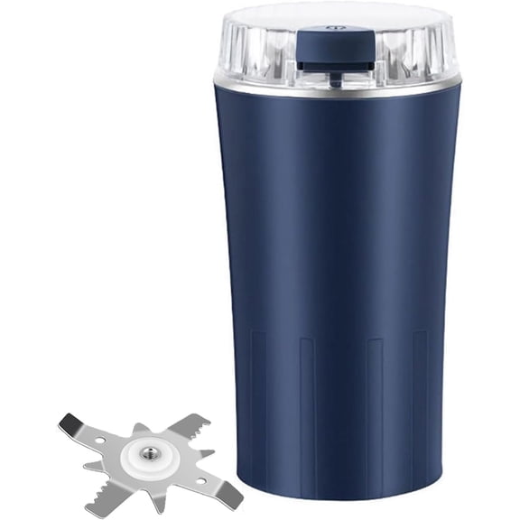 Household Superfine Grinder, Electric Grain Grinder Mill, 8-Blade Steel Cutter, for Grains, Corn, Wheat, Coffee, One-Touch Start (#1)