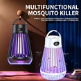 thumbnail image 5 of Mosquito Repellent Outdoor Patio Fruit Fly Trap Indoor Hanging Mosquito Zapper Desk Top Fly Catcher Rechargeable Insect Catcher Portable Gnat Trap Small Indoor Bug Zapper Usb Bug Zapper, 5 of 9