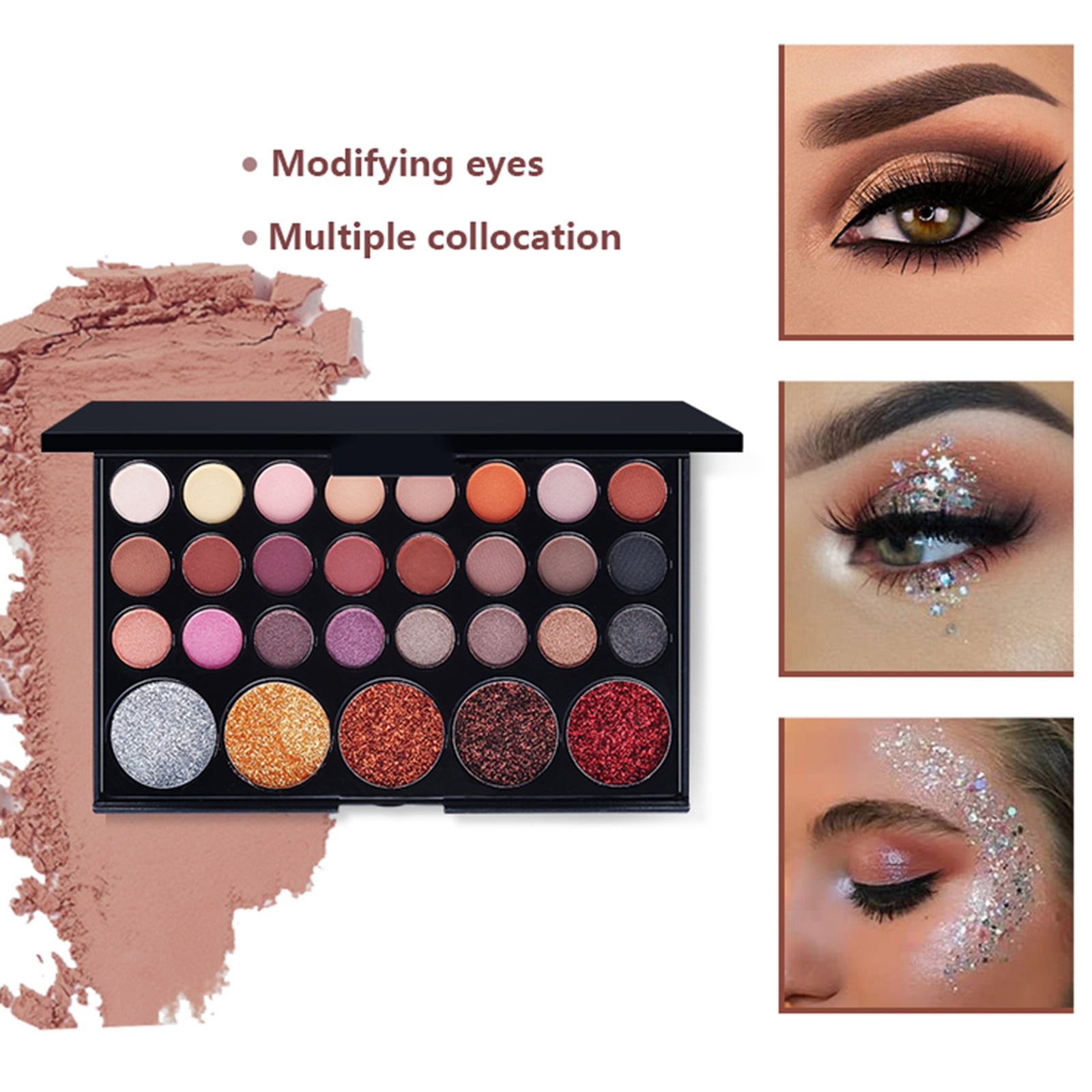 FantasyDay All-in-one Makeup Set Holiday Gift Surprise | Full Makeup Kit for Women Essential Starter Bundle Include Eyeshadow Palette Lipstick Blush Concealer Face Powder Eyeliner Mascara Soft Brush