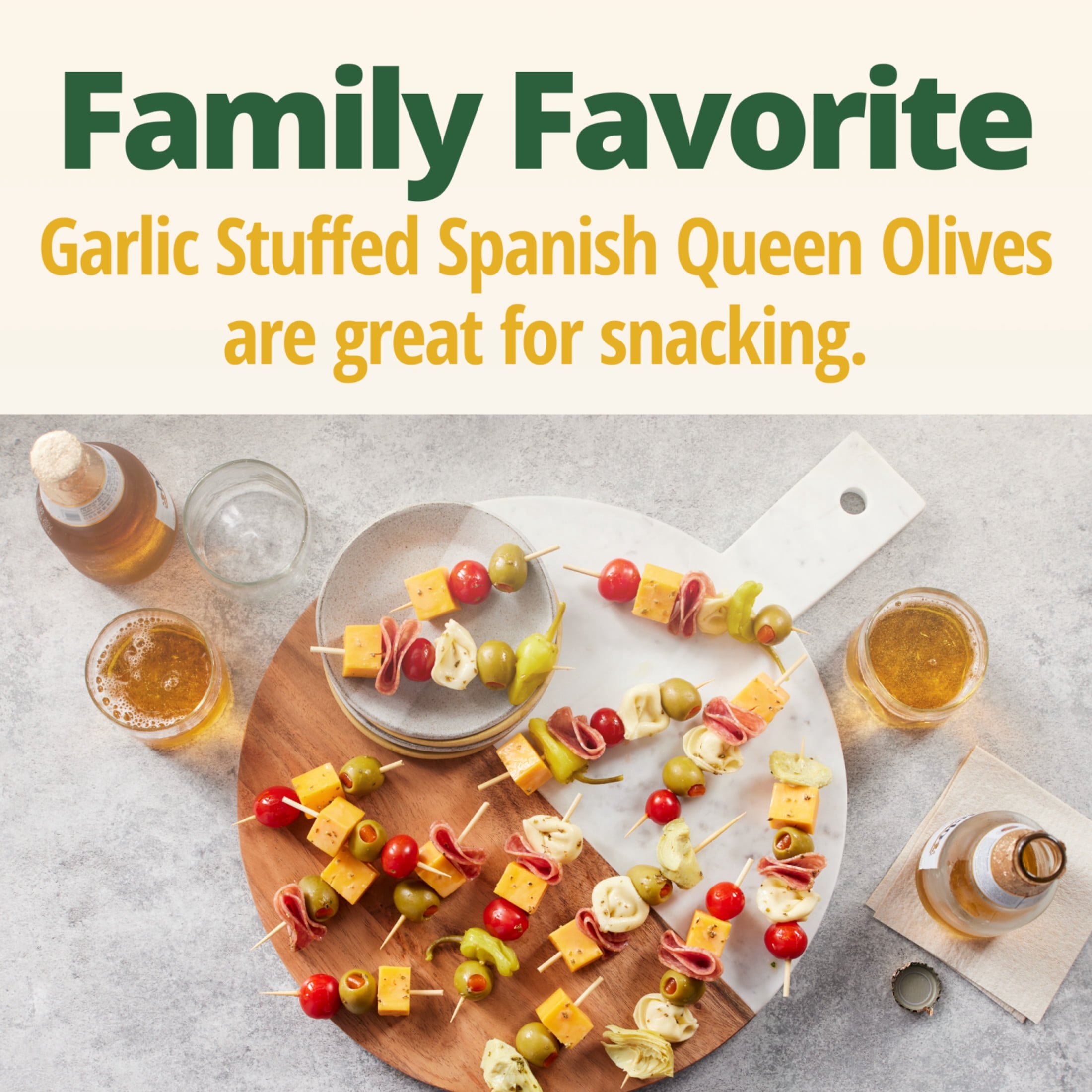 Del Monte® Garlic Stuffed Spanish Queen Olives, 9 oz. Jar