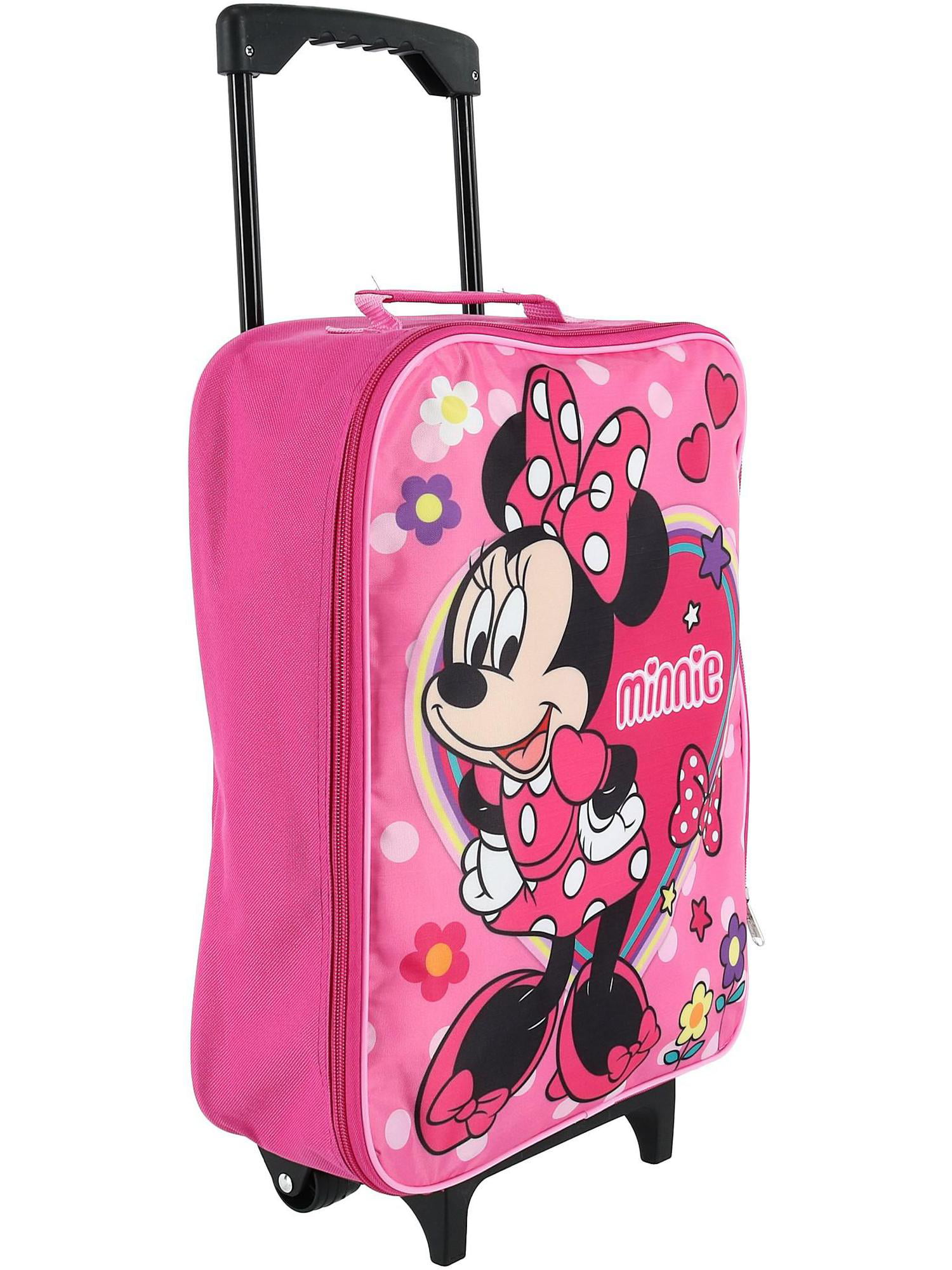 Disney Stitch Carry on Suitcase for Kids Cabin Bag with Wheels Luggage Bag for Girls Boys Carry on Minnie Mouse Travel Bag with Wheels and Handle