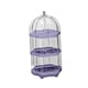 thumbnail image 5 of Vitrina transparente para figuras giratoria transparente para colecciones de figuras violeta 3 capas, 5 of 9