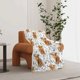 thumbnail image 5 of Manta Acogedora con Estampado de Vaca Jxy241130003 | Poliéster de Forro Polar Suave de 99 X 68 Cm | Elegante Manta Blanca con Detalles Florales para Sofá Cama y Picnic | Regalo Decorativo Cálido y Li, 5 of 6